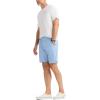 Dockers Men’s Dockers® Men’s Ultimate Straight Fit Supreme Flex Shorts (Regular and Big & Tall)(Marco Vista Blue Buttercream Stripe)