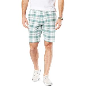 Dockers Men’s Perfect Short Classic Fit 10.5″(Levine Stone Blue (Stretch))