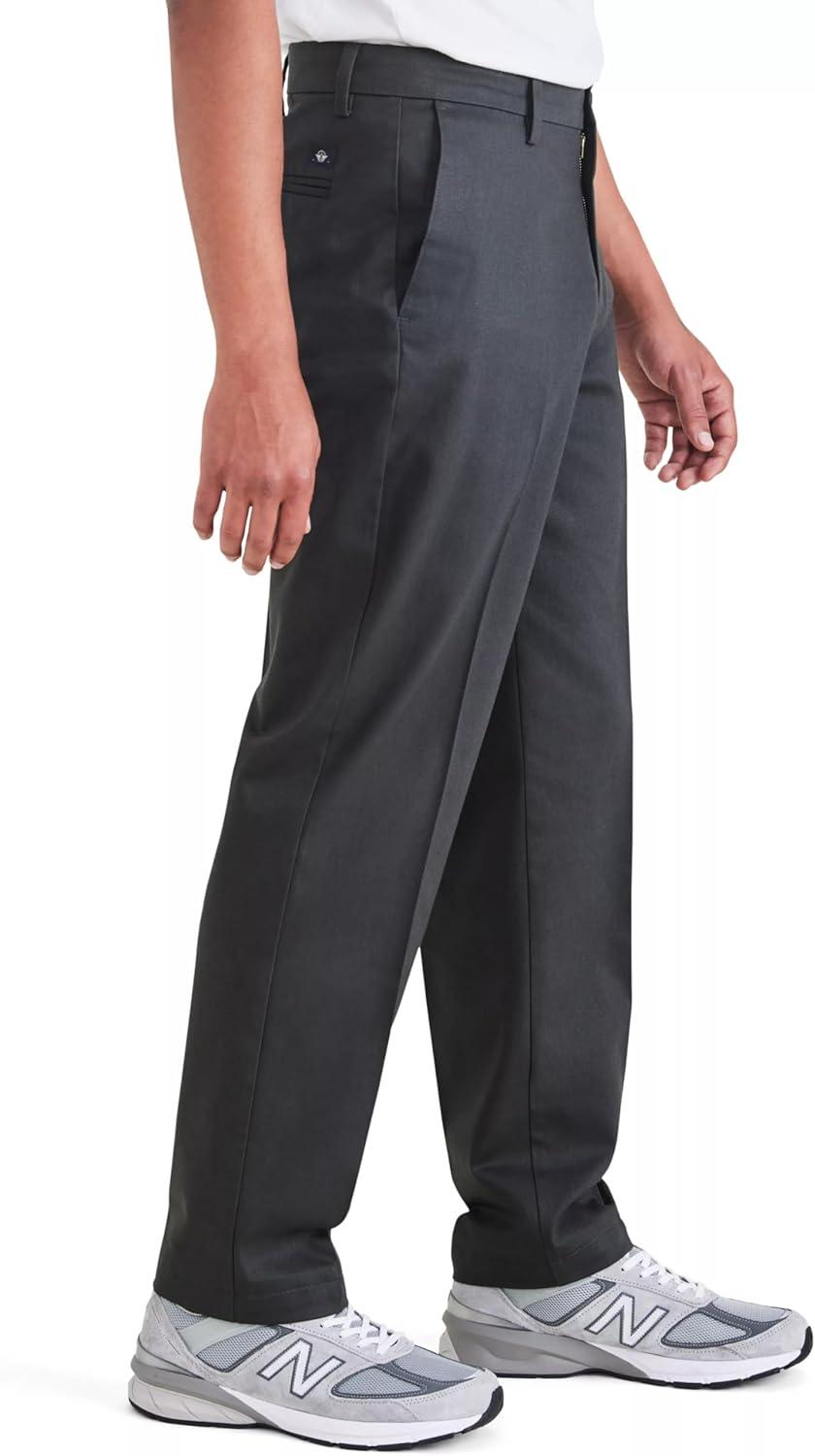 image:imageDockers Mens Dockers Mens Signature Khaki Straight Fit Iron Free with Stain DefenderSteelhead