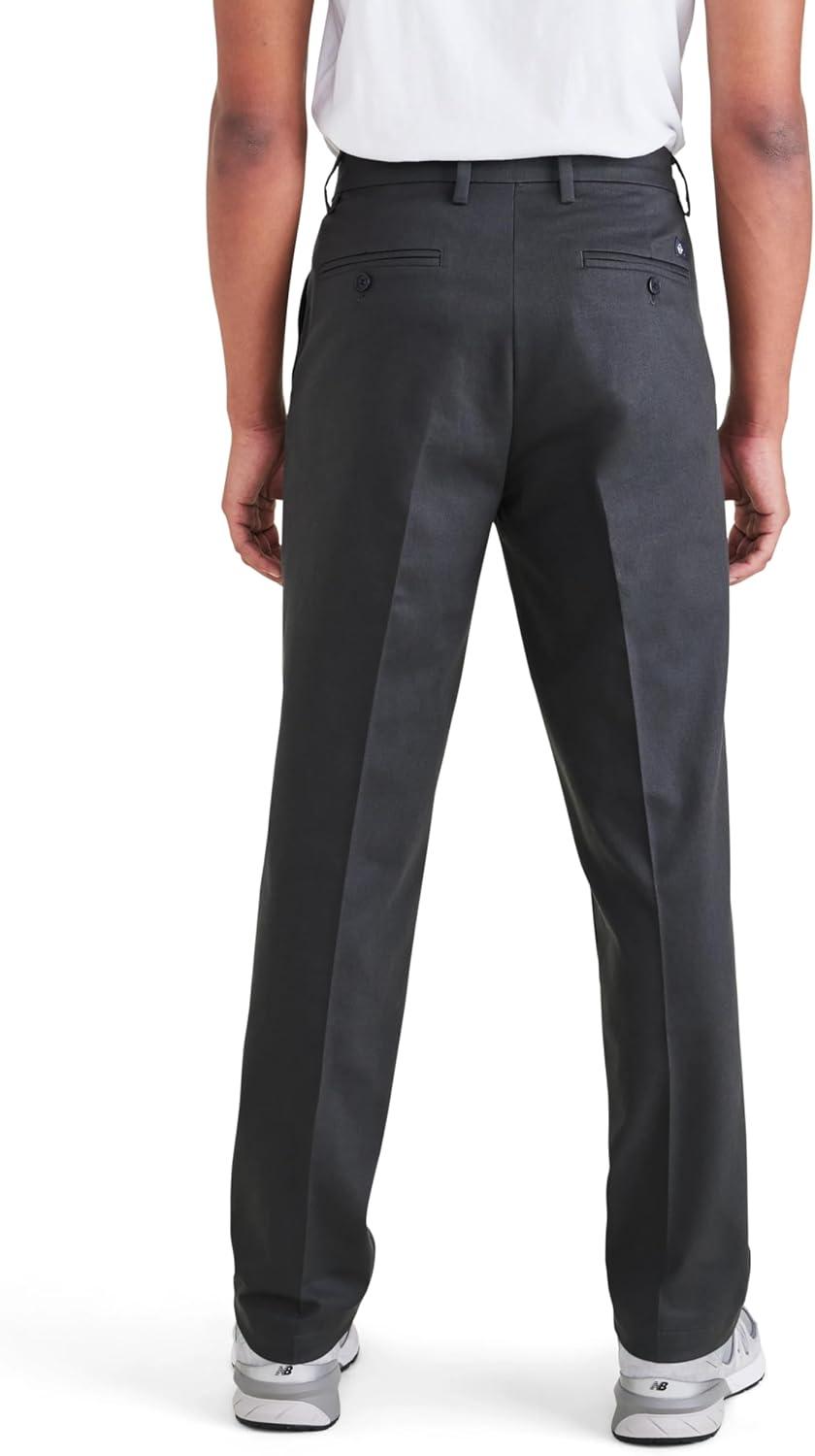 image:imageDockers Mens Dockers Mens Signature Khaki Straight Fit Iron Free with Stain DefenderSteelhead
