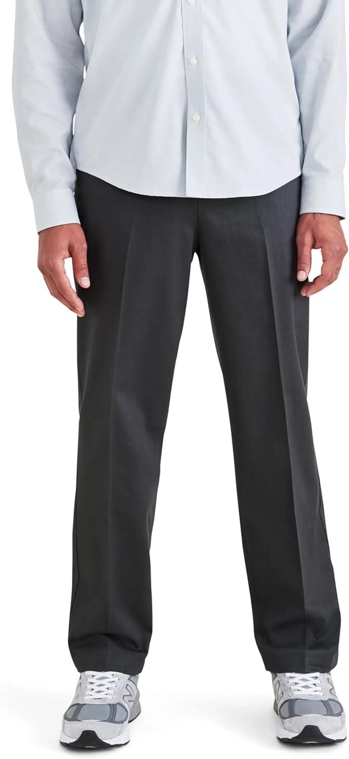 image:imageDockers Mens Dockers Mens Signature Khaki Straight Fit Iron Free with Stain DefenderSteelhead