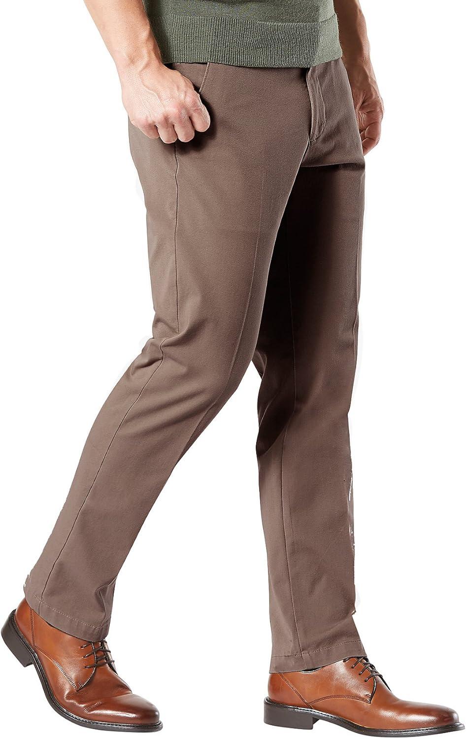 image:imageStraight Fit Workday Khaki Smart 360 Flex Pants Regular and Big amp TallDark Pebble