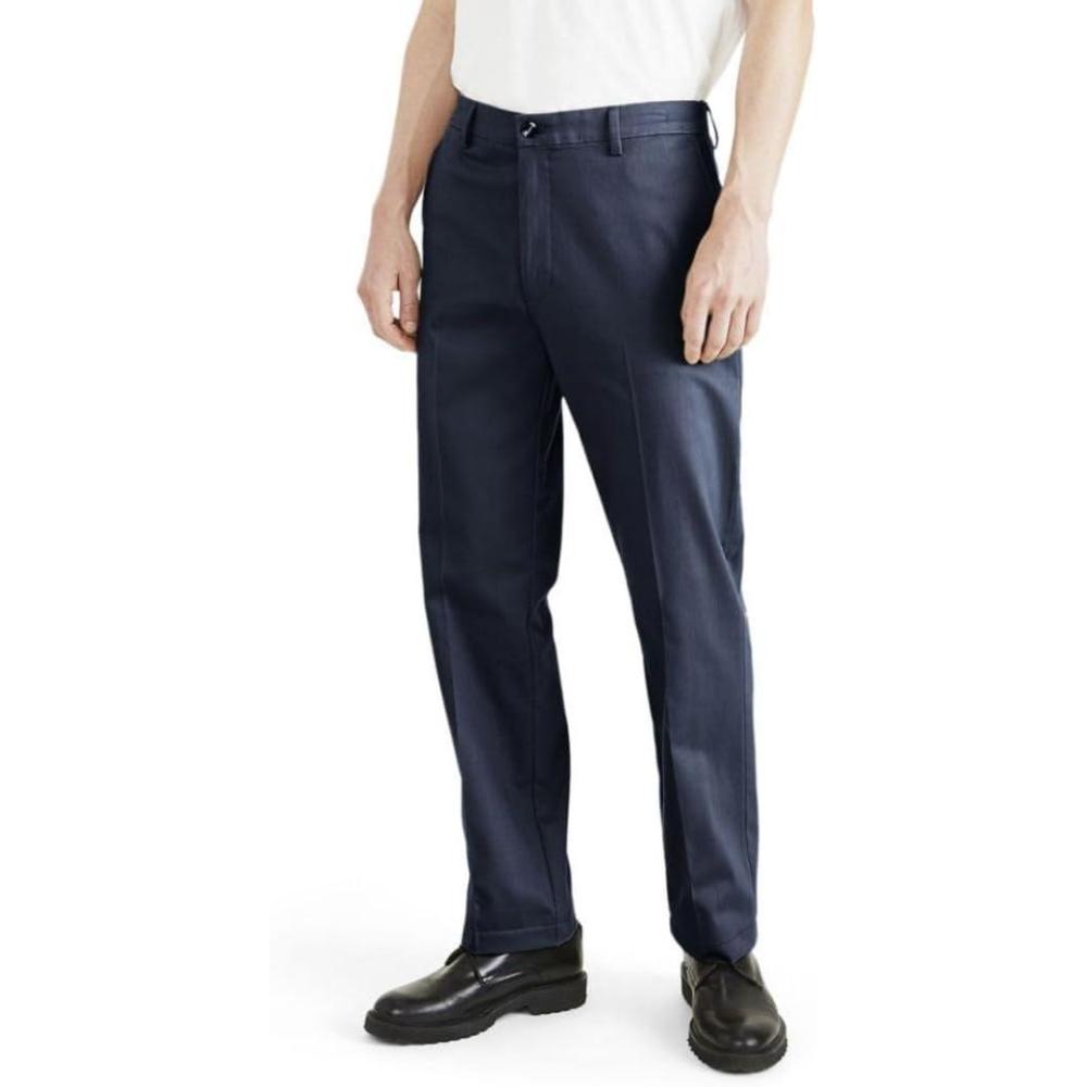 image:imageDockers Mens Classic Fit Signature Iron Free Khaki with Stain Defender Pants Regular and Big amp TallNavy Blazer
