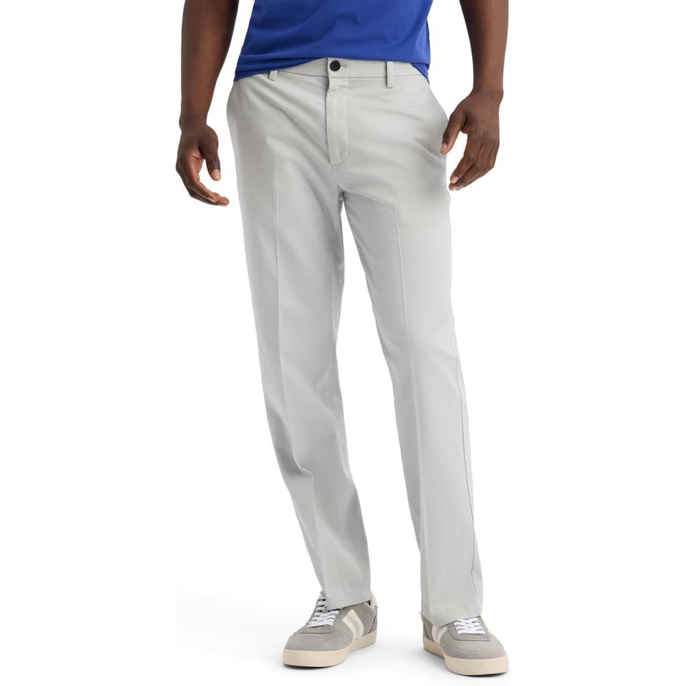 image:imageDockers Mens Dockers Mens Signature Khaki Straight Fit Iron Free with Stain DefenderHighrise