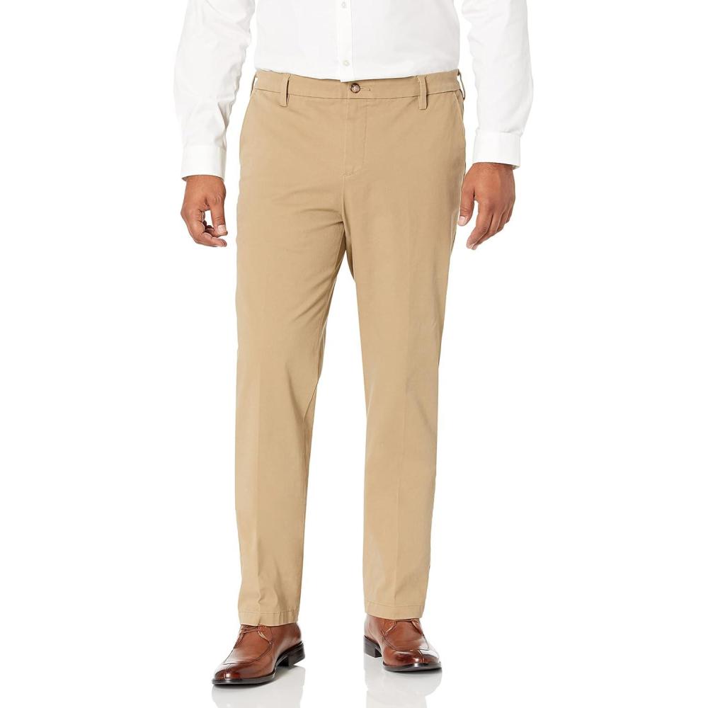 image:imageStraight Fit Workday Khaki Smart 360 Flex Pants Regular and Big amp TallNew British Khaki