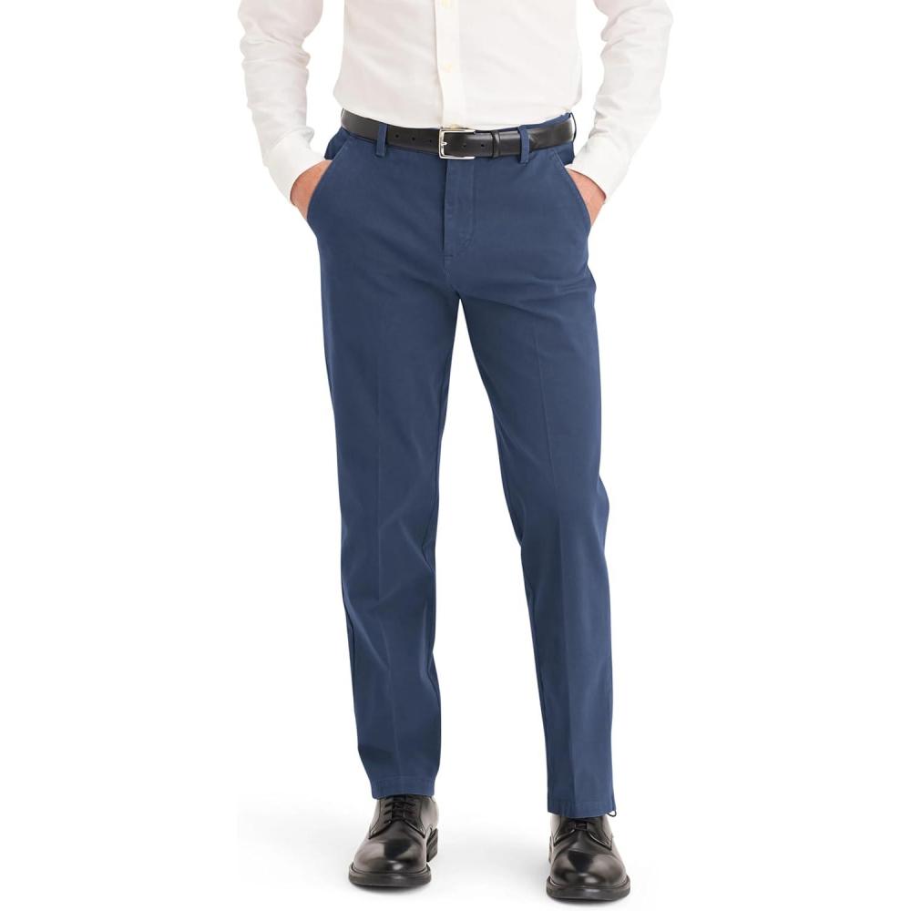image:imageStraight Fit Workday Khaki Smart 360 Flex Pants Regular and Big amp TallOcean Blue