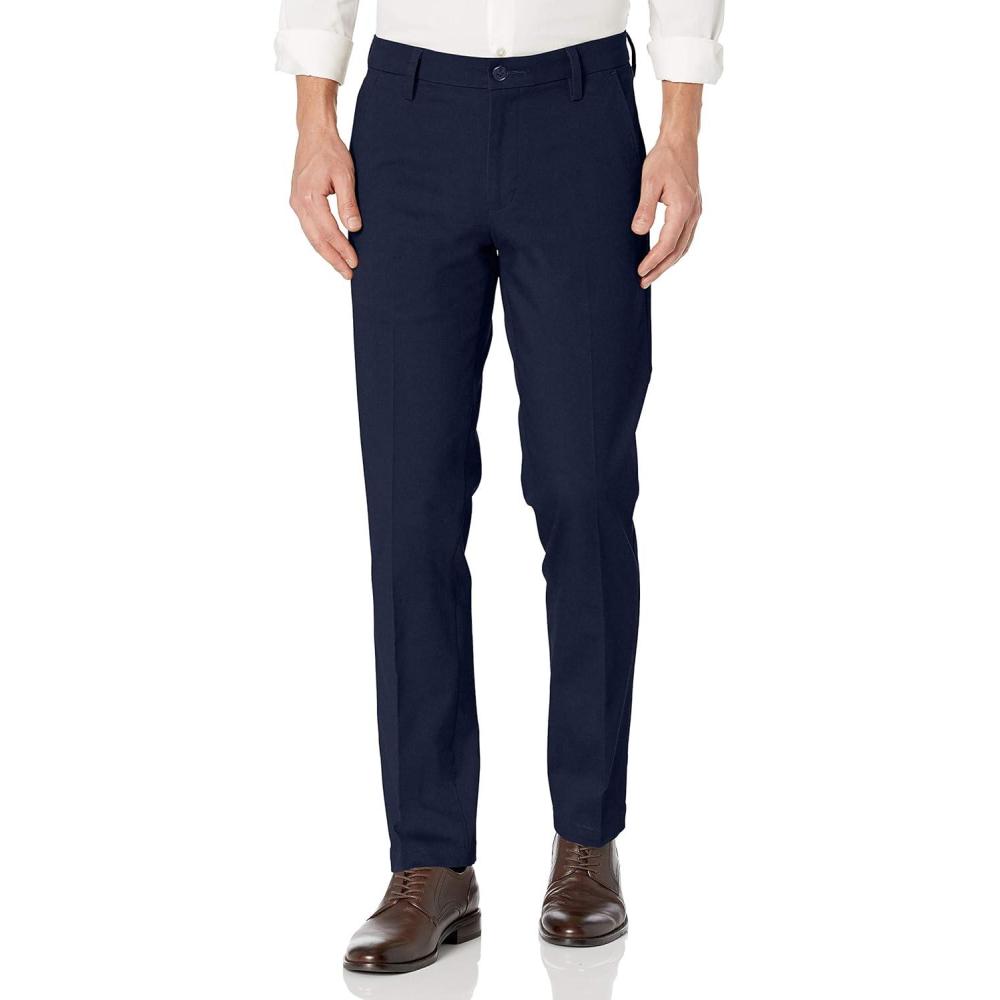 image:imageStraight Fit Workday Khaki Smart 360 Flex Pants Regular and Big amp TallPembroke