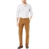 Dockers Men’s Relaxed Fit Comfort Khaki Pants – Pleated(Dark Ginger)