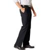 Dockers Mens Straight Fit Signature Lux Cotton Stretch Khaki Pant – Creased(Black)