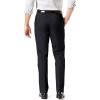 Dockers Mens Straight Fit Signature Lux Cotton Stretch Khaki Pant – Creased(Black)