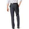 Dockers Mens Straight Fit Signature Lux Cotton Stretch Khaki Pant – Creased(Steelhead)