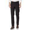 Straight Fit Workday Khaki Smart 360 Flex Pants (Regular and Big & Tall)(Black)