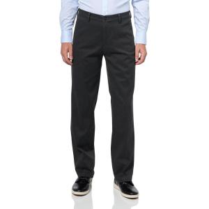 Dockers Men’s Dockers® Men’s Signature Khaki Straight Fit Iron Free with Stain Defender®(Charcoal Heather)