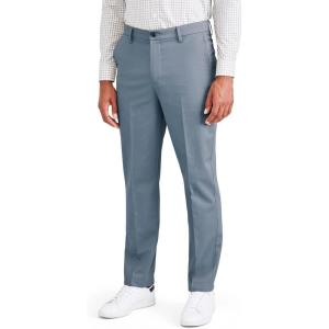 Dockers Men’s Dockers® Men’s Signature Khaki Straight Fit Iron Free with Stain Defender®(Folkstone Grey)