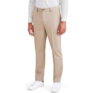 Dockers Men’s Dockers® Men’s Signature Khaki Straight Fit Iron Free with Stain Defender®(Timberwolf)