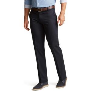 Dockers Mens Straight Fit Signature Lux Cotton Stretch Khaki Pant – Creased(Dockers Navy)