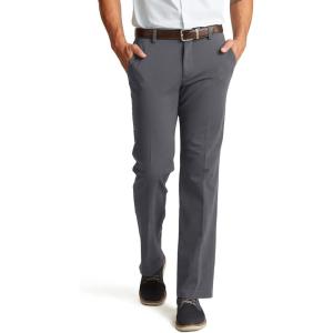 Straight Fit Workday Khaki Smart 360 Flex Pants (Regular and Big & Tall)(Burma Grey)