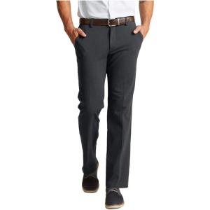 Straight Fit Workday Khaki Smart 360 Flex Pants (Regular and Big & Tall)(Noir Heather)