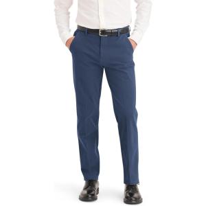 Straight Fit Workday Khaki Smart 360 Flex Pants (Regular and Big & Tall)(Ocean Blue)