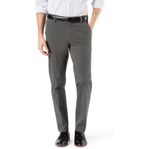 Straight Fit Workday Khaki Smart 360 Flex Pants (Regular and Big & Tall)(Storm Grey – Tapered)