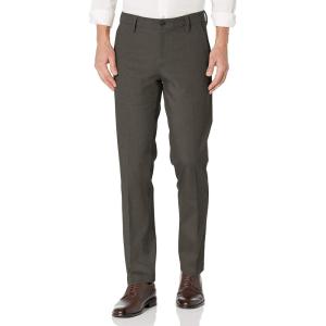 Straight Fit Workday Khaki Smart 360 Flex Pants (Regular and Big & Tall)(Storm Grey)