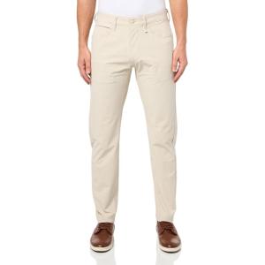 Dockers Men’s Dockers® Men’s Go Airweave 5-Pocket Slim Fit(Sahara Khaki)