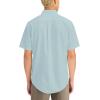 Dockers Men’s Dockers® Men’s Signature Shirt Short Sleeve Classic Fit with Stain Defender®(Pastel Blue)